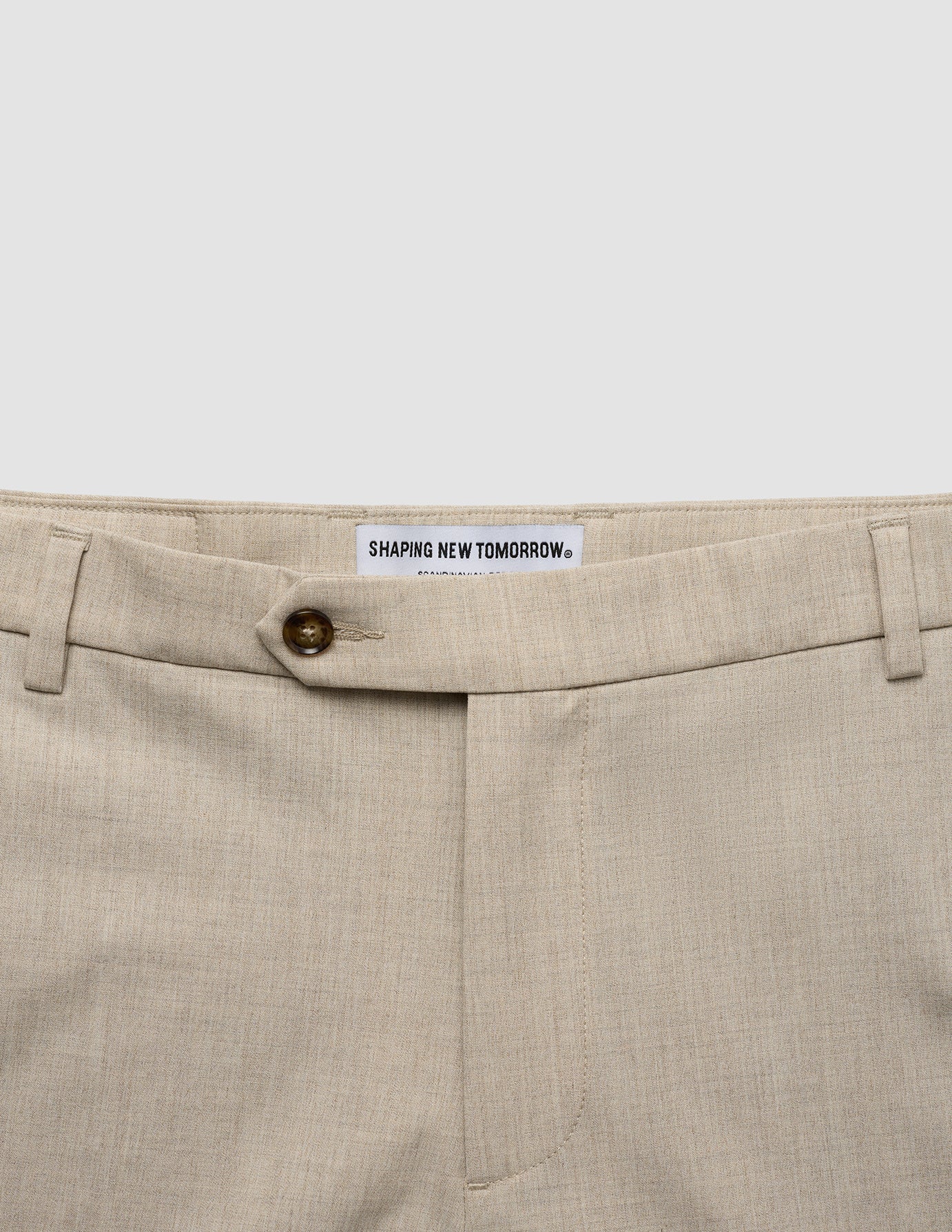 Tech Linen Suit Pants Relaxed Fit Sandshell